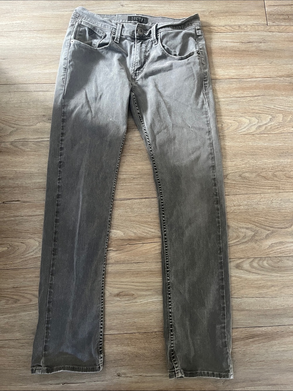 Guess Grey Slim Woman Jeans 98% Cotton